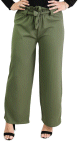 Pantalon elastique - Couleur Vert kaki
